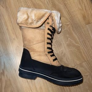 Madden Girl Crystal Faux Fur Winter Boots